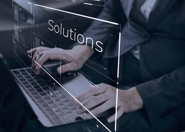 Computer System Data Center Content Template Graphic